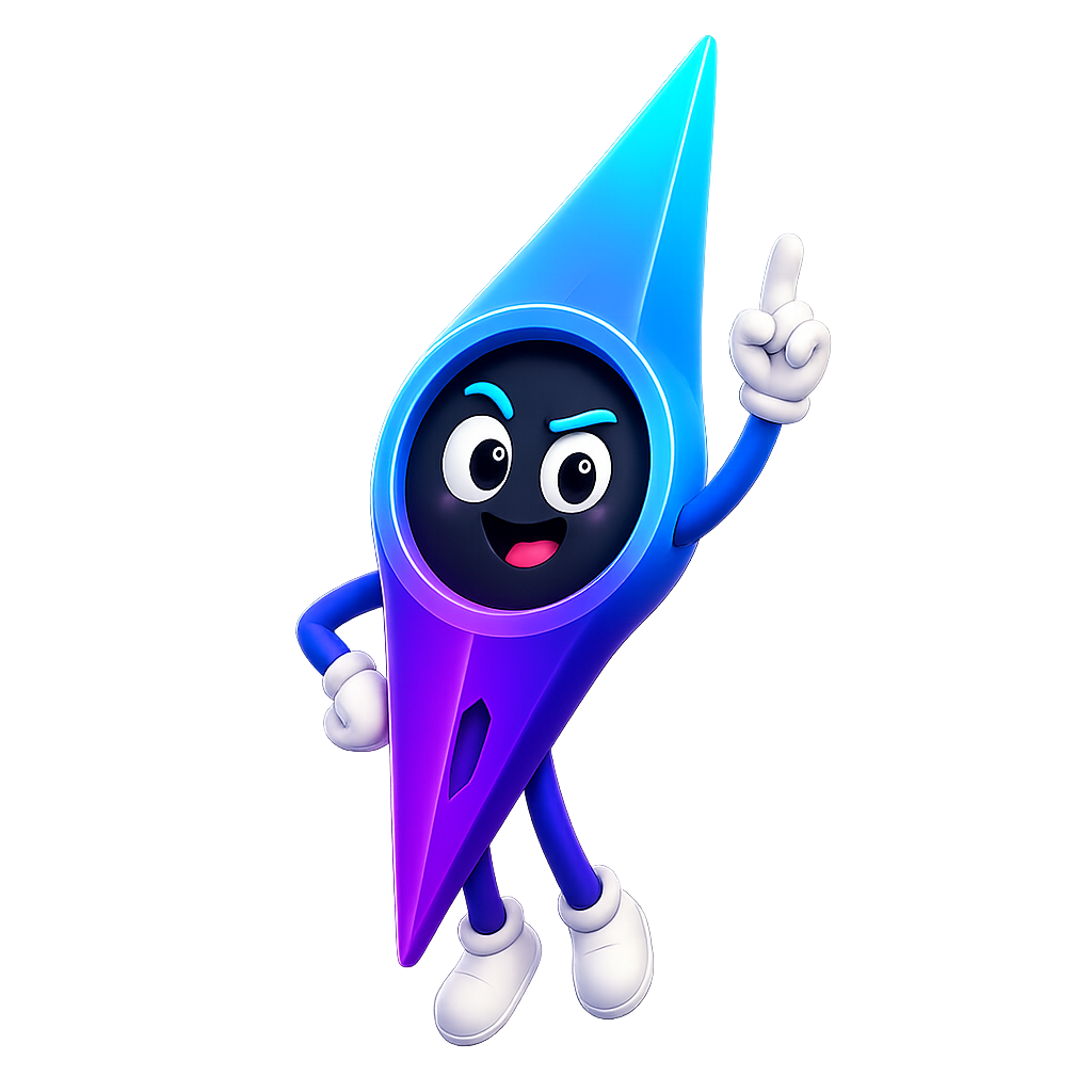 Needle, the Compass execution sentry mascot